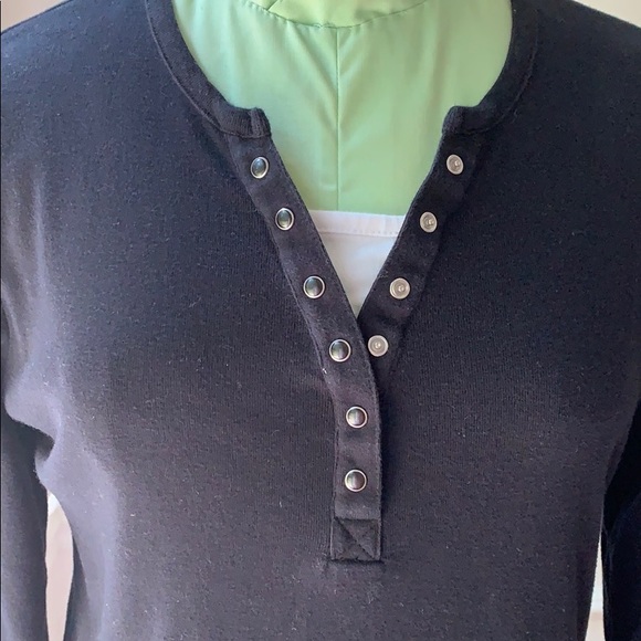 CROFT & BARROW Black Top - Picture 6 of 7